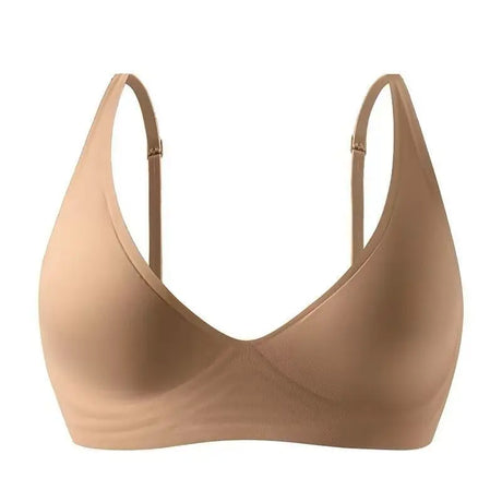 Beautiful Back Invisible Seamless Underwear Women's Large Breast Revealing Small Breast Gathering Side Breast Sexy Wireless Bra