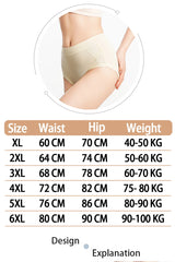 3Pcs Women's Cotton High Waist Panties Underwear Female Large Intimate Lingerie Briefs Woman Underpants Panty Panti New 2025