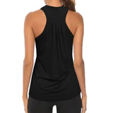Sleeveless Racerback Workout Tank Tops for Women,Dry Quick Breathable Gym Running Training Yoga Shirts,Fitness Sport Yoga Vest