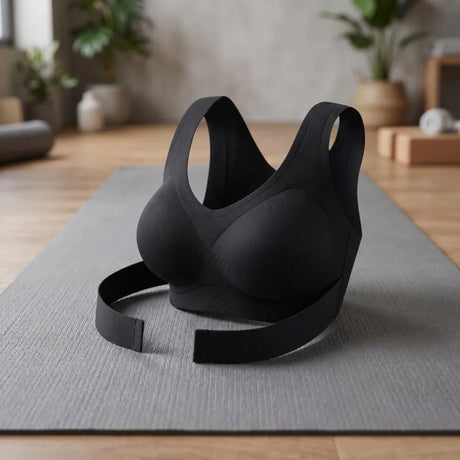 Posture Corrector Seamless Push Up Bra Cross Back Anti-sagging Front Closure Bra Lingerie Shockproof Gathered Wireless Bra Lady