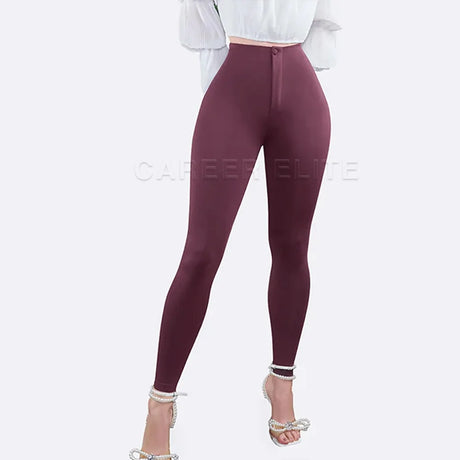 Women's Pants High Waist Skinny Leggings Pant Fashion Sexy Trousers Ankle-Length Stretchy Fitness Push Up Streetwear Clothing