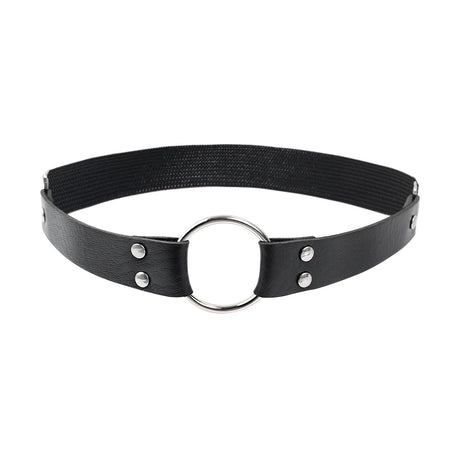 Punk Black Heart Leather Sword Belt Waist Garter Handmade Body Bondage Sexy Leg Suspenders Harness Stockings Belts for Women