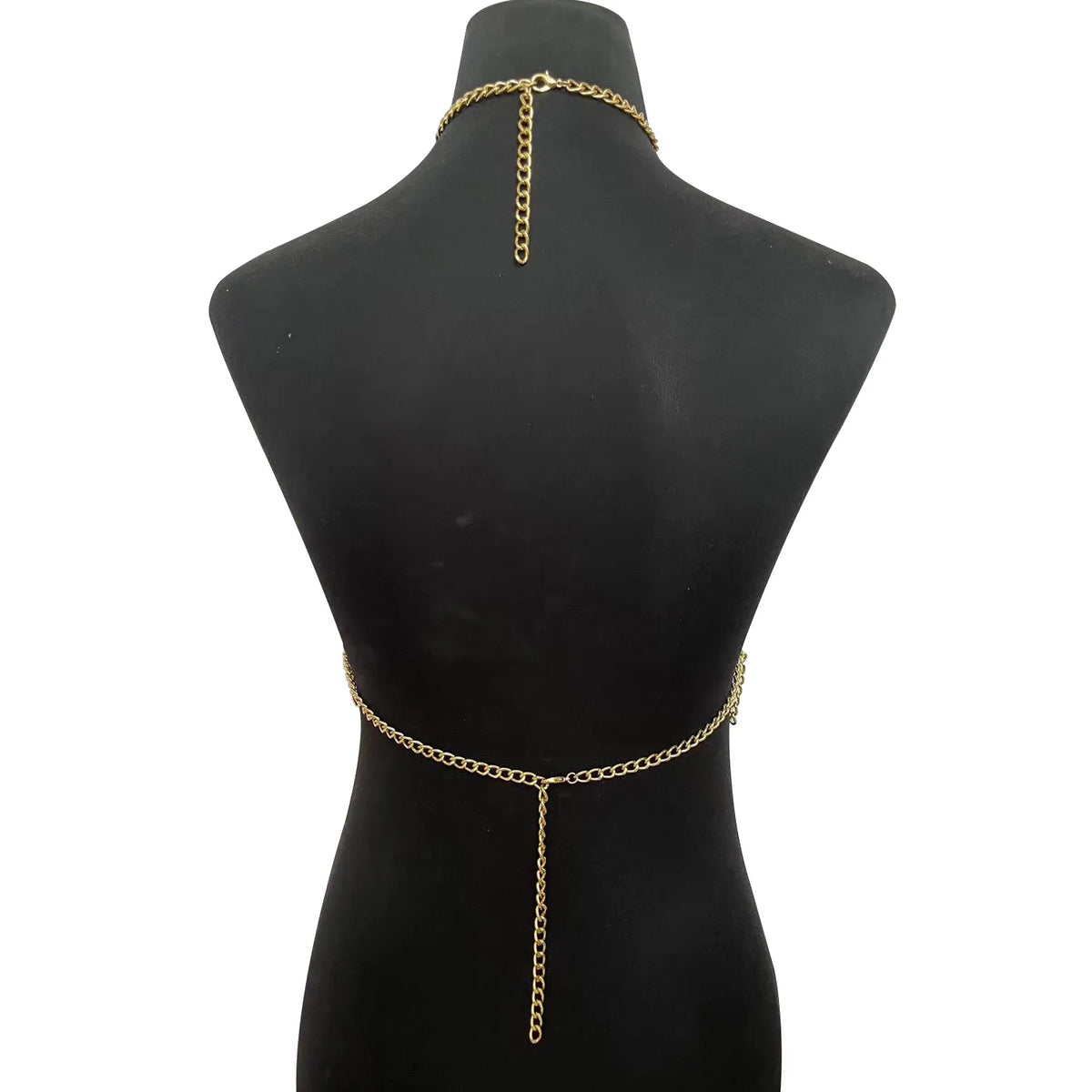 Metal Body Chain Bra Harness Sexy Chest Chain Beach Body Jewelry For Women 2025 Rave Accessories