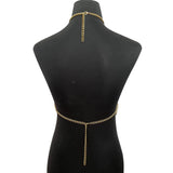Metal Body Chain Bra Harness Sexy Chest Chain Beach Body Jewelry For Women 2025 Rave Accessories