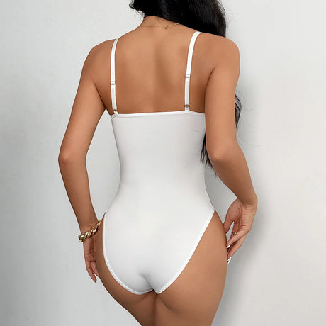 Sexy Slim Lace Embroidery Bodysuit for Women 2026 New  Body con Spaghetti Straps Backless Lingerie Body  Nightclub Outfits