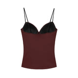 MUJER Sexy Corset Crop Top Woman Camisole Backless Short Tops for Women Sleeveless Bustier Tops Women Straps Tube Top Female