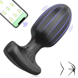 Anal Plug Vibrator Gay Massager Metal Anal Toy Butt Plug Stimulator Masturbation Tools Penetration Anal Plug Vibrating Man Women