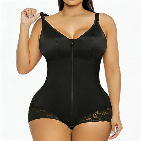Fajas Colombianas Women' Corset Compression Garments Abdomen Shaping Short Vest Girdles Postpartum Post Liposuction Bodysuit