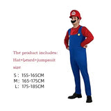 Game Luigi Brothers Uniform Set Cosplay Costumes Funny Anime Adult Men Jumpsuit Woman Dress Halloween Costume