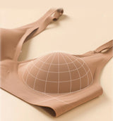 Beautiful Back Invisible Seamless Underwear Women's Large Breast Revealing Small Breast Gathering Side Breast Sexy Wireless Bra