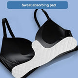 Women Bra Liners Washable Sweat Absorber Underboob Sweat Absorber Pads Non Woven Rectangle Insert Lining Sports Underwear Pads