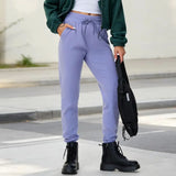 THE GYM PEOPLE Women's Workout Joggers Leggings Drawstring Running Lounge Sweatpants Tapered Pants with Pockets