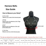 Women's Plus Size Belt, Punk Chest Harness for Women, Fashion PU Leather Cage Bra Harness, Rave Outfit Harness Belt.