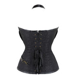 Women Bustiers Corsets Medieval Viking Pirate Costume Gothic Leather Overbust Corselet Steampunk Corset Vest Bustiers
