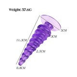 Spiral Anal Butt Plug Sex Toys Silicone Butt Plug Dildo Masturbation Anal Beads For Women Anal Dilator Erotic Products Sex Shop