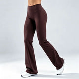 Origin Flares Leggings Women Soft Yoga Stretch Bootcut Workout Pants Naked Feel Slim Hip Lifting Gym Fitness Running Activewear