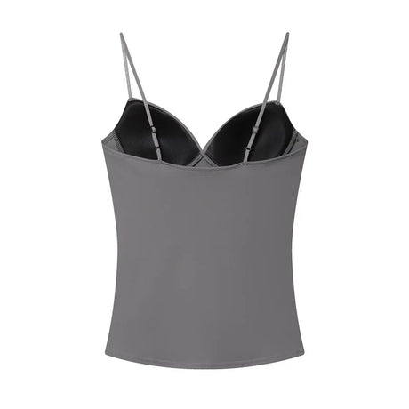 MUJER Sexy Corset Crop Top Woman Camisole Backless Short Tops for Women Sleeveless Bustier Tops Women Straps Tube Top Female