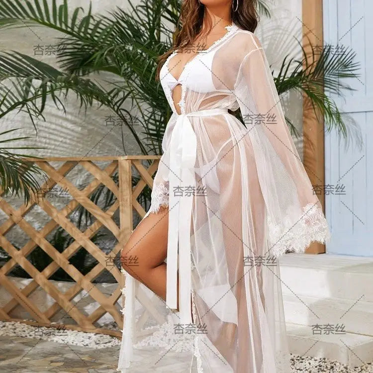 Sexy Lingerie Set Women Porno Sleepwear Lace Underwear Sex Clothes Babydoll Erotic Transparent Dress Sexy Lingerie Suit