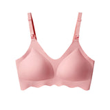 New Women Traceless Women's Comfortable and Breathable Ultra Thin Breastfeeding Bra Detachable Breastfeeding Bra