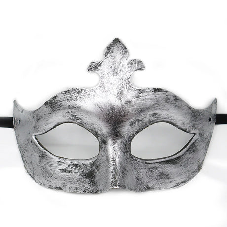 1PC Masquerade Mask Vintage Prince Mask Black Antique Copper Half Face Mask Plastic Retro Crown Masks Women Party Decoration