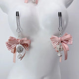 New Erotic Nipple Clamps Pink Collar Bell Body Chain Glowing Fox Tail Butt Plugs BDSM Training Sexy Accessories Adult Sex Toys