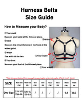Women Fashion PU Leather Belt Street Style Bondage Body Harness Punk Decorative Harness Gothic Waistband Clothing Accessoreis