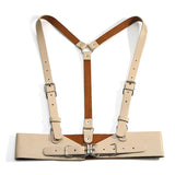 Underbust Corset Top with Strap Punk Harness Belt Leather Suspender Belt Belts for Women