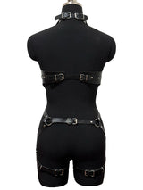 Sexy Body Harness Belt Set Tights Women Bdsm Leather Lingerie Fetish Clothing Underwear Harness Bondage Sex Toy Accessories