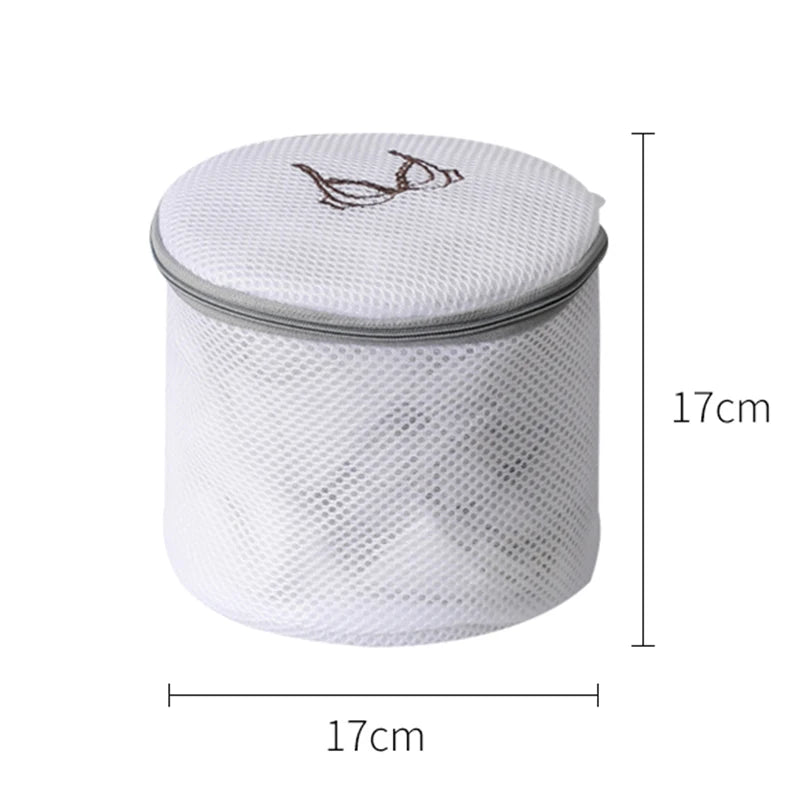 Laundry Bag Sets For Washing Machines Embroidery Fine Mesh Underwear Organizer Basket Clothes Cleaning Protect Anti-deformation