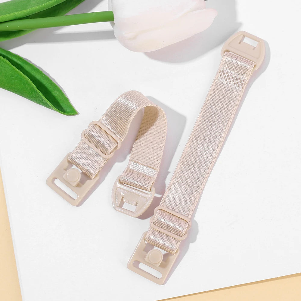Women Nursing Elastic Bra Shoulder Strap Extension Buckles Adjustable Extended Straps Buckle Removable Underwear Accessories
