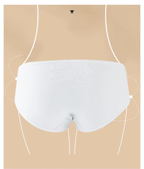 7PCS Women Disposable Panties White Briefs Breathable Cotton Underwear Soft Cute Girls Pantys Solid Underpants Female Lingerie