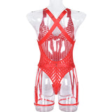 Diccvicc Women Mesh Bodysuit See Through V Neck Sexy Underwear Black Intimate Lingerie Exotic Apparel Backless Fishnet Teddies