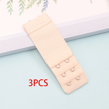 3Pcs Bra Extenders Strap Extension 2 Hooks 3 Rows Women Intimates Lengthened Bra Hook Extender Bra Intimates Accessories