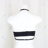 Gothic Adjustable Halter Cross Strap | Summer Beach Bikini Layering Accessory | Y2K Sweet & Edgy Festival Vibe Piece for Girls