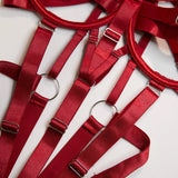 Sexy Hollow Out Bandage Body Harness Belt One Piece Bodysuit Women Erotic Sex Hot Bdsm Lingerie Open Crotch and Breasts