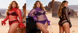 Sexy Fishnet Bodystocking Long Sleeve Bodysuit for Women Plus Size 5XL 2 Piece Lace Trim Open Crotch Teddy Lingerie