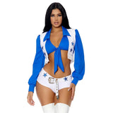 Multiple Cheerleader Basketball Football For Lady Costume Schoolgirl Top Shorts Cosplay Halloween Carnival Party Fancy Dress