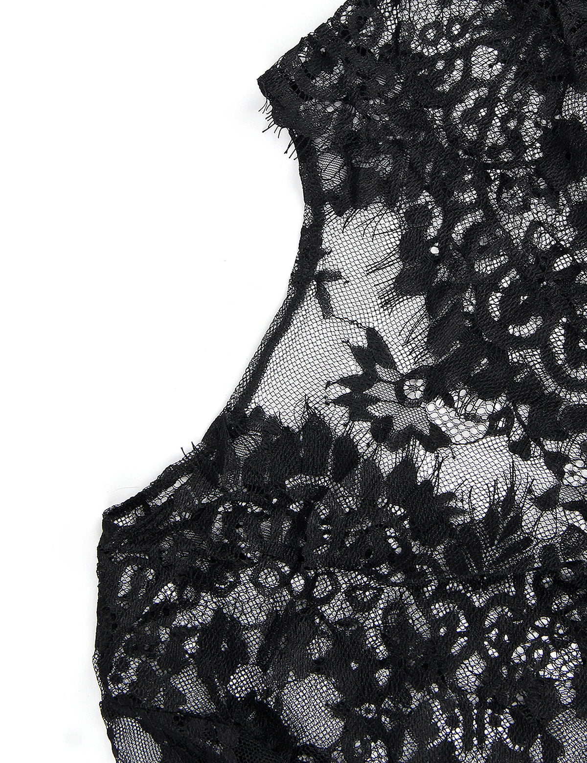 Eyelash Lace Long Sleeve Maxi Nightdress for Women Sexy Deep V Sleepwear with Thong Plus Size