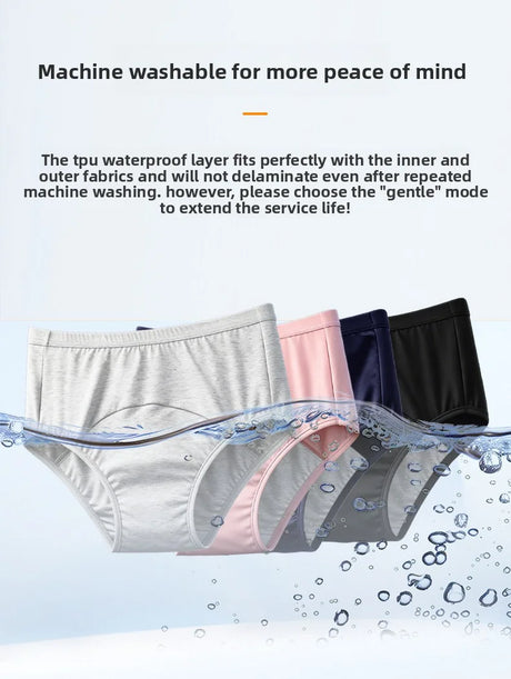 Incontinence Briefs Breathable Unisex Panties Set Pack Leak Proof Period Underwear for Women Plus Size Panties Lingerie Women's