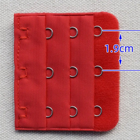3-Row 3-Hook Bra Extender with Stainless Steel Hooks for Bras, Adjustable Extra Length Soft Velvet Back Closure (Multi Colors)