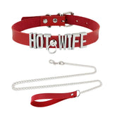 Hiphop Pu Leather Letter Collar Punk O-Ring Custom Name word Letter Necklace Choker set Cosplay Goth Sexy Accessory