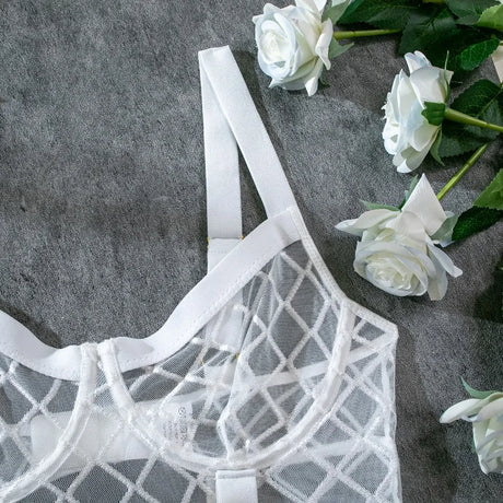 Women's Underwear Sets Sexy Erotic Lingerie for Sex Woman Clothing Lingeries Sets With Garter and Stockings Bra and Panty Set