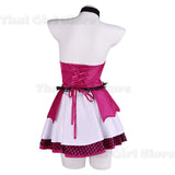 Women's Corset Dress Draculaura Cosplay Costume Women Sexy Corset Lolita Short Dress Suit Gothic Punk Dress Halloween Clothes