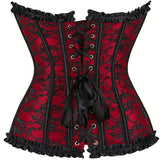 Sexy Gothic Corsets and Bustiers Top Overbust Corset Belt Slimming Women Waist Trainer Modeling Strap Plus Size Waist Cincher
