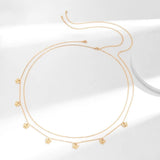 Classic Retro Cute Butterfly Waist Belly Chain for Women Summer Beach Sexy Simple Body Chain Vacation Jewelry Accessories Gift