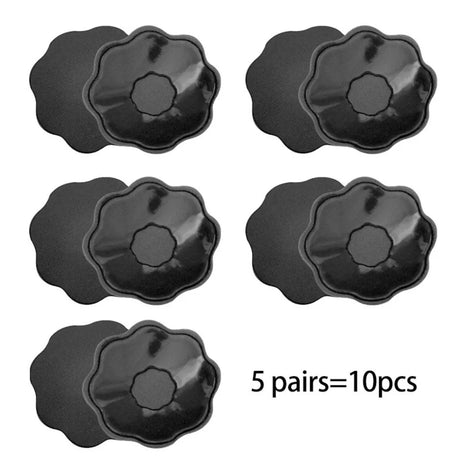 5 Pair Women Nipple Cover Reusable Breast Petals Silicone Nipple Tape Chest Sticker Invisible Self Adhesive Chest Pad