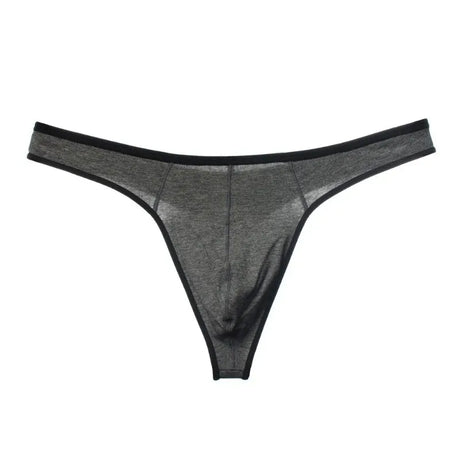 Sports Solid Men Thong Male Cotton Breathable G-String Seamless No Trace Sports Panties Sexy T-back Exotic Lingerie Plus Size