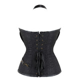 Women Bustiers Corsets Medieval Viking Pirate Costume Gothic Leather Overbust Corselet Steampunk Corset Vest Bustiers