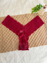Personalized Text Custom Thong Customization Name Crystal Letters Panties Sexy Lace Underpants for Woman Wife Girlfriend Gift