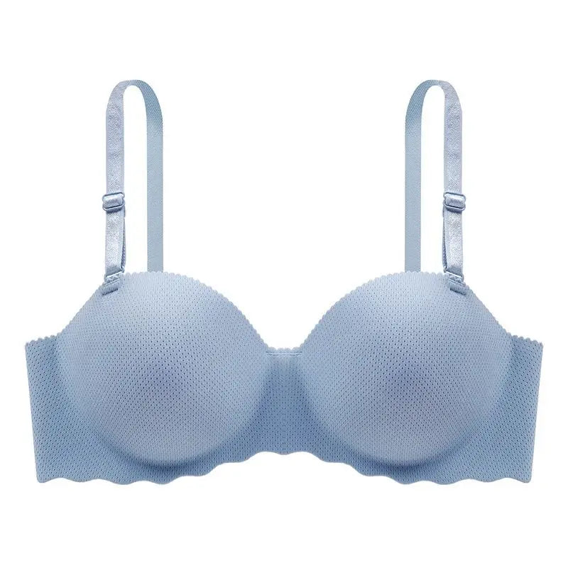 Women's Small Chest Underwear Seamless Push Up Bras Wireless Bralette Detachable Straps Breathable Brassiere Backless Lingerie